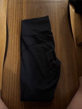 lululemon athletica black in movement 7/8 legging